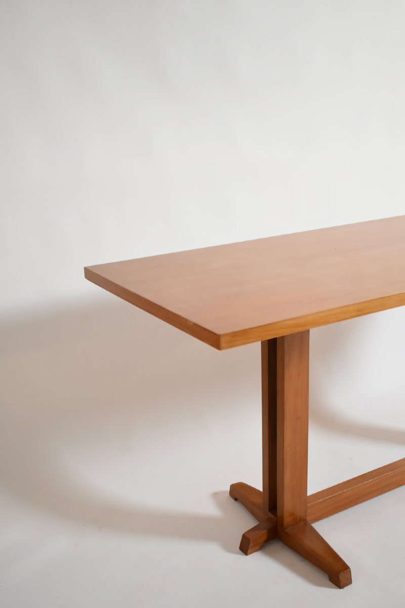 Light Wood Console Table, 1970s.-photo-3