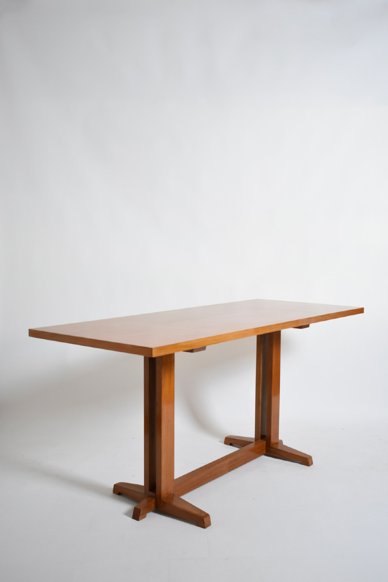 Light Wood Console Table, 1970s.