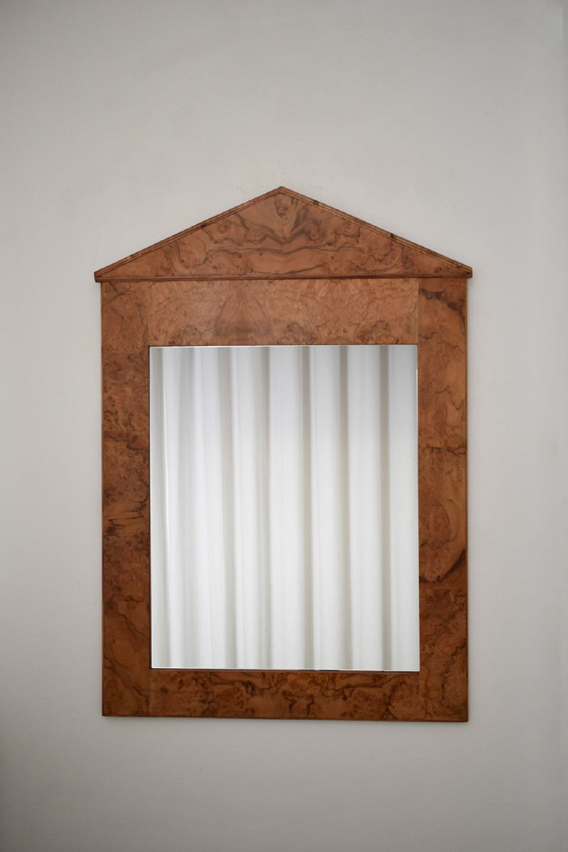 Italian Pedestal Mirror, 1970s.
