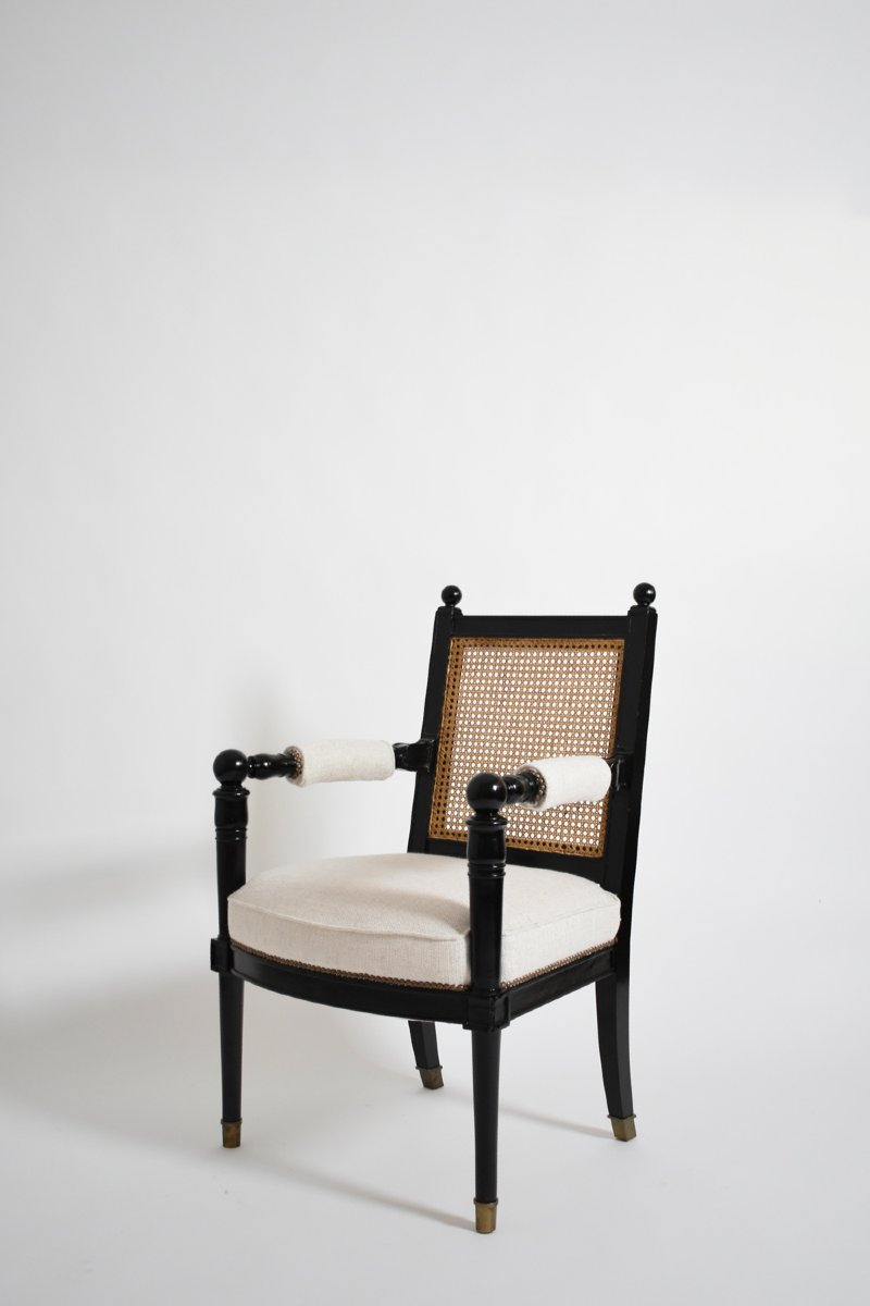 Paire de fauteuils Jansen, années 1970.-photo-4