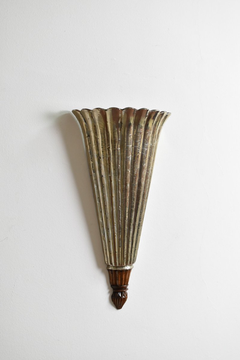 Pair Of Horn-shaped Wall Lamps, 1920s.-photo-2