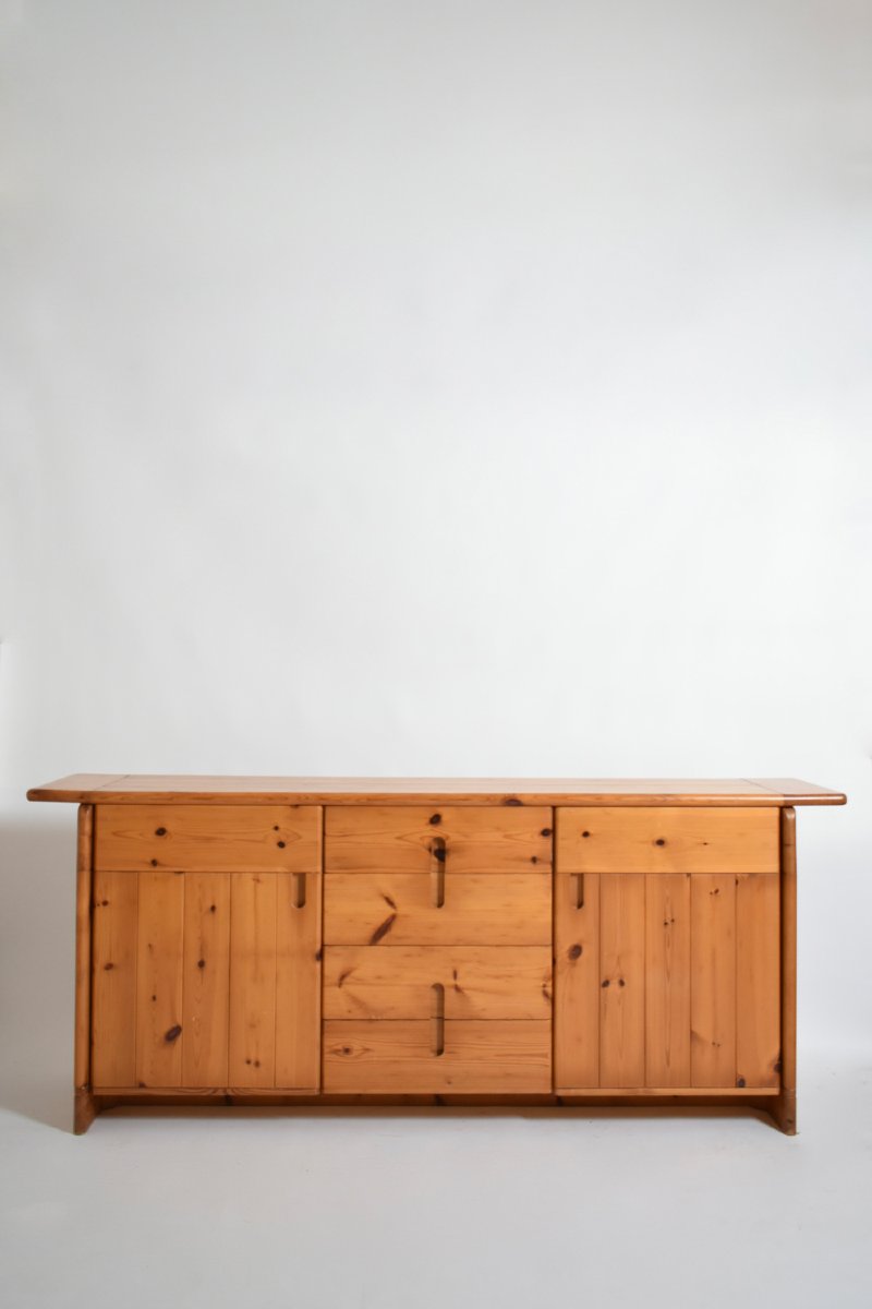 Pine Sideboard, 1970s.-photo-3