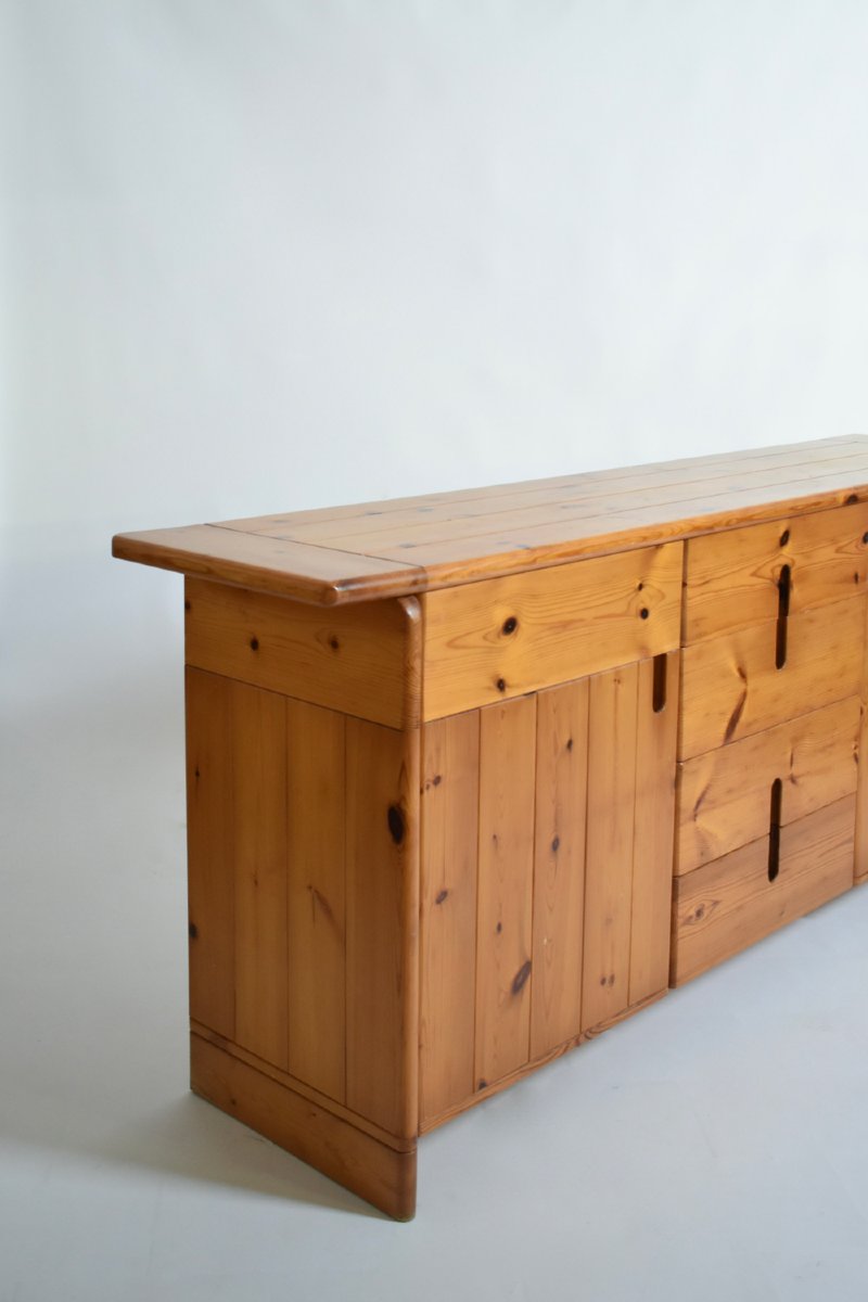 Pine Sideboard, 1970s.-photo-1