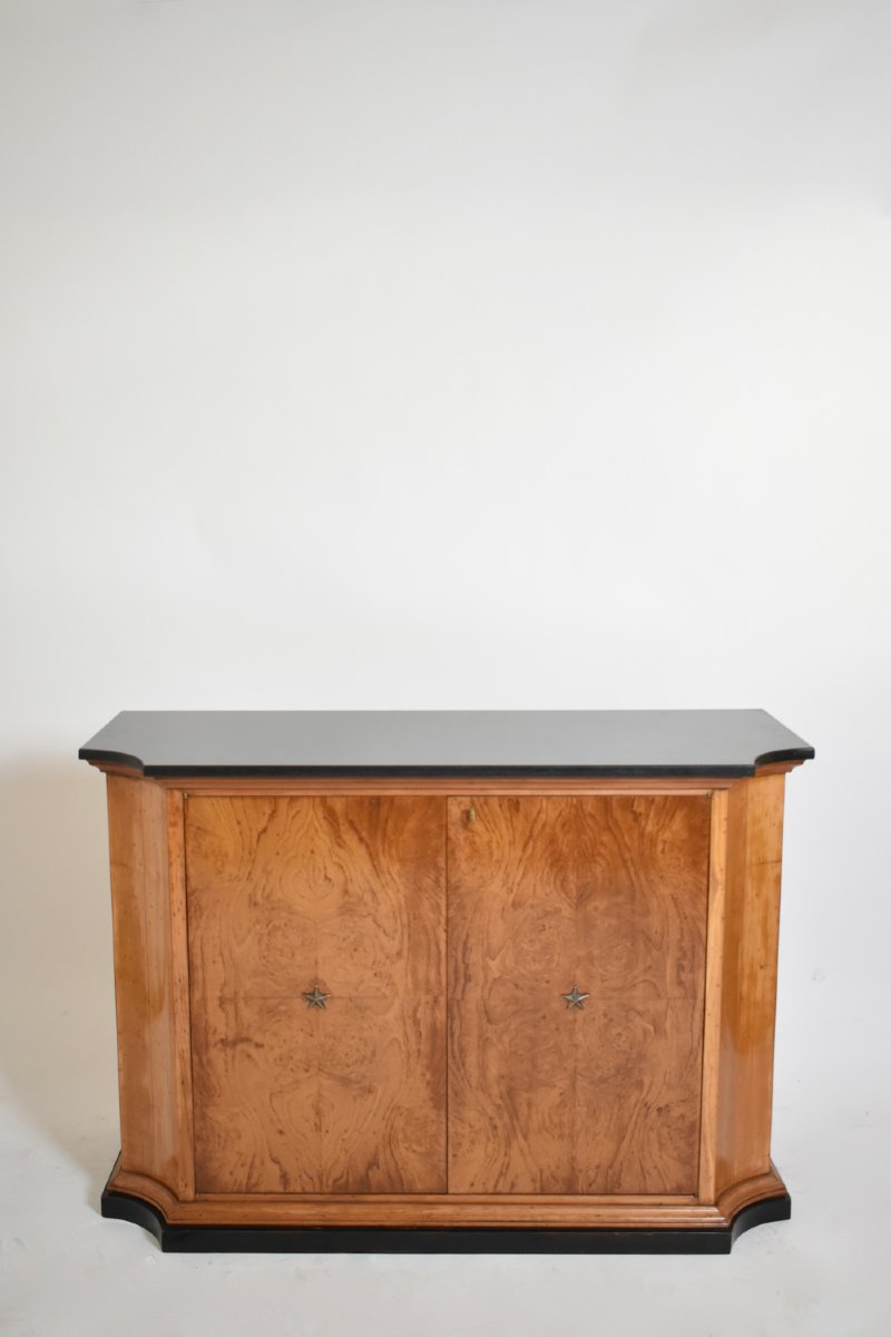 Walnut Veneer Sideboard, 1940s.-photo-4