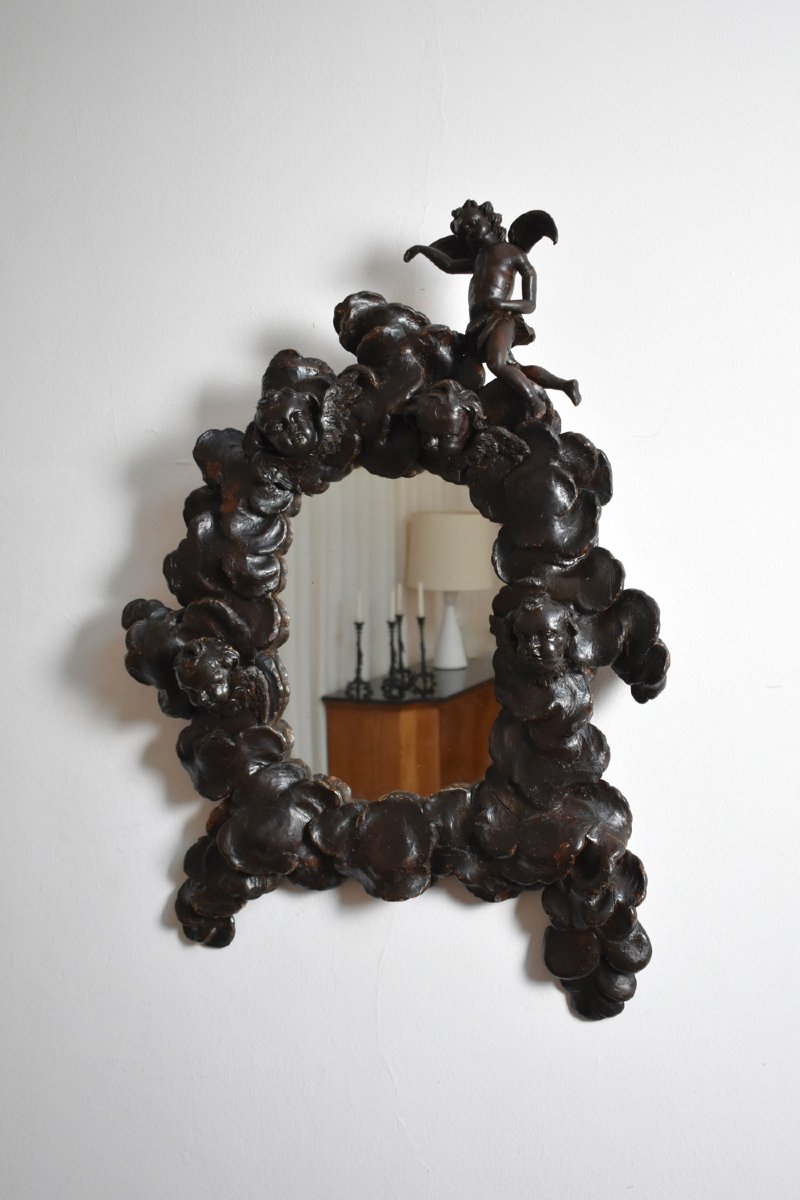 Miroir baroque, XVIIe siècle-photo-2