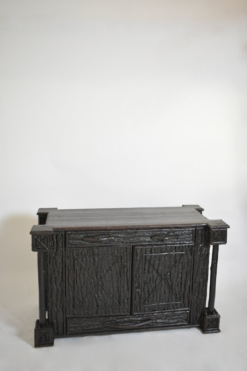 Foret Noire Chest Of Drawers, XIXth C.-photo-2