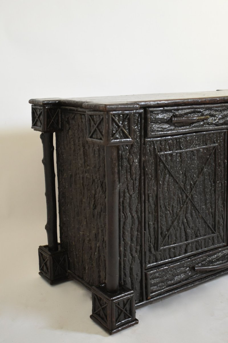 Foret Noire Chest Of Drawers, XIXth C.-photo-3