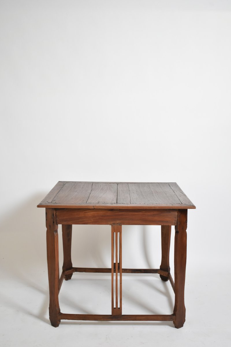Table d’appoint carrée de style Arts & Crafts, années 1910.-photo-2