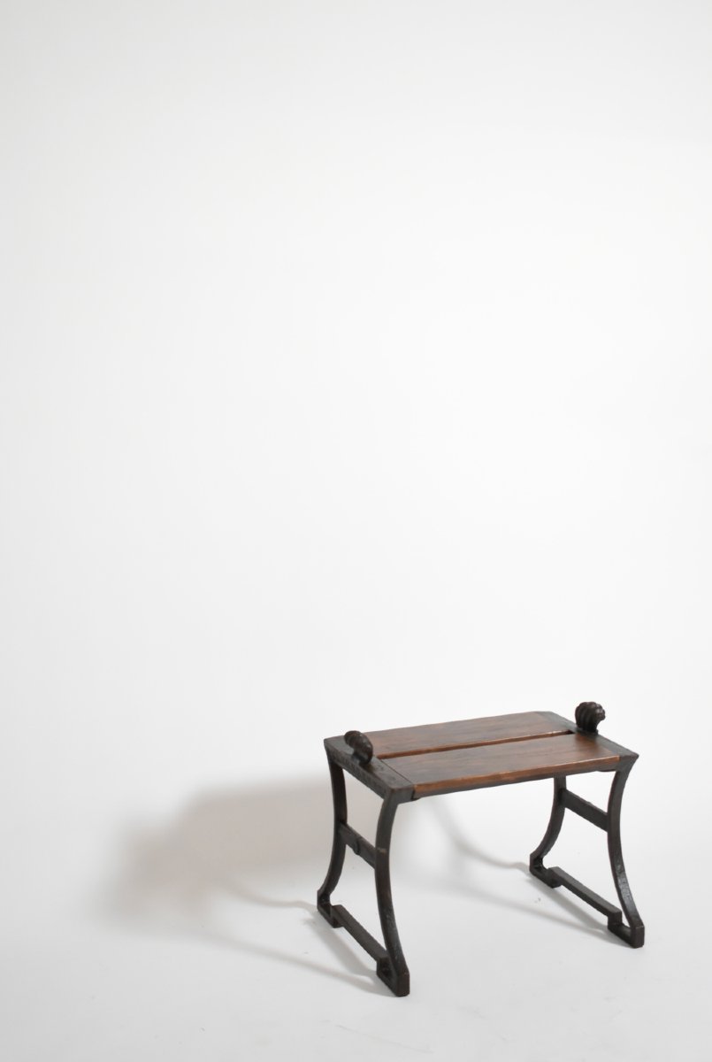 Folke Bensow Cast Iron And Wood Bench, 1920s.-photo-3