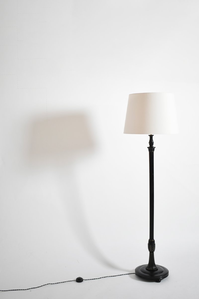 Flower-shaped Base And Column Floor Lamp, 1950s.-photo-2