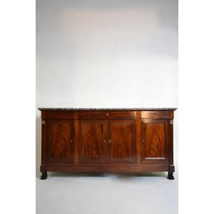 Lion Paws Mahogany Sideboard, XIXth C.