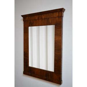 Miroir biseauté en acajou de style Empire, années 1940