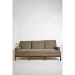 Canapé trois places Maison Jansen, années 1960