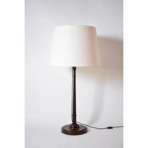 Wooden Pyramidal Lamp, 1920s.