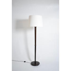 Lampadaire en bois Art déco, années 1930.