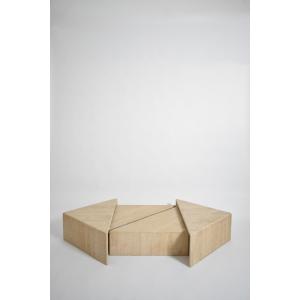 Travertine Modular Coffee Table, 1970s.