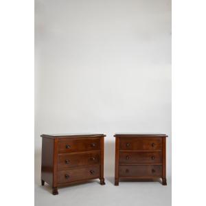 Pair Of Lion Paws Bedside Tables, 1960s