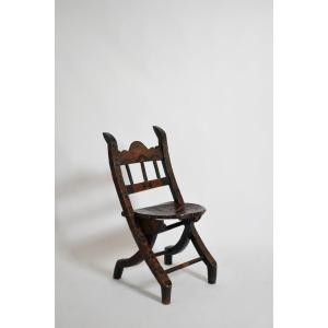 Wooden Senoufo Chair, 1960s