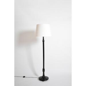 Flower-shaped Base And Column Floor Lamp, 1950s.