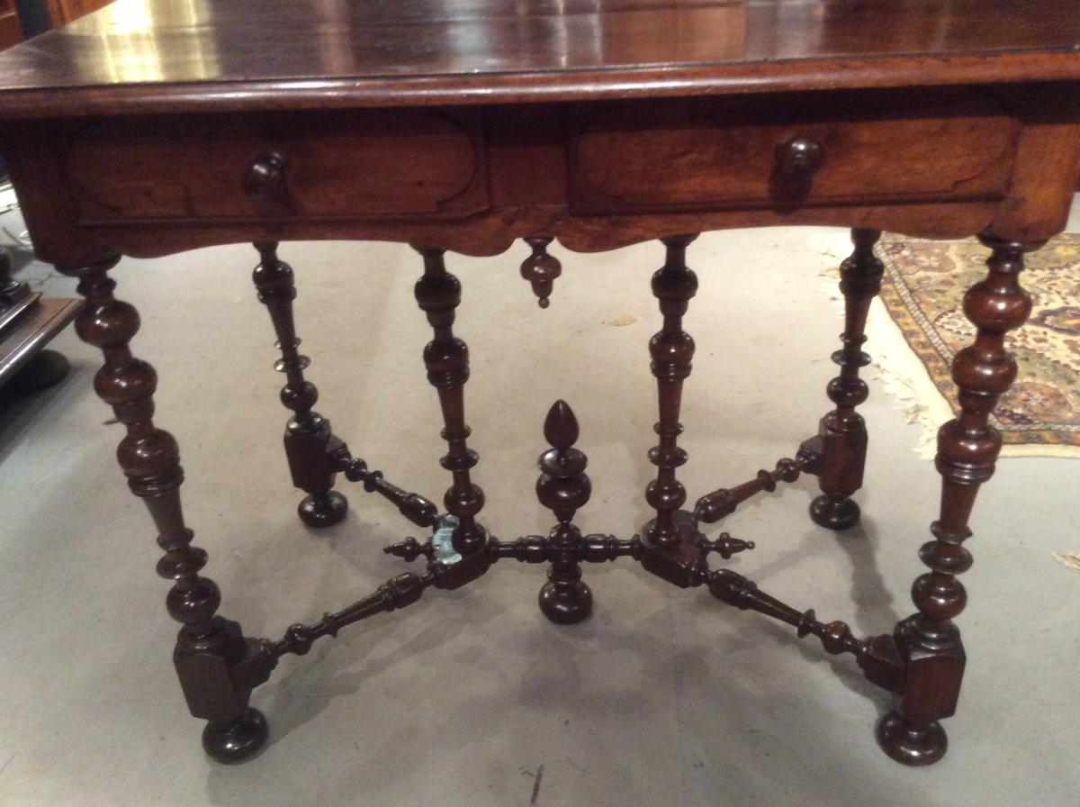 Table à écrire d'époque Louis XIII-photo-3