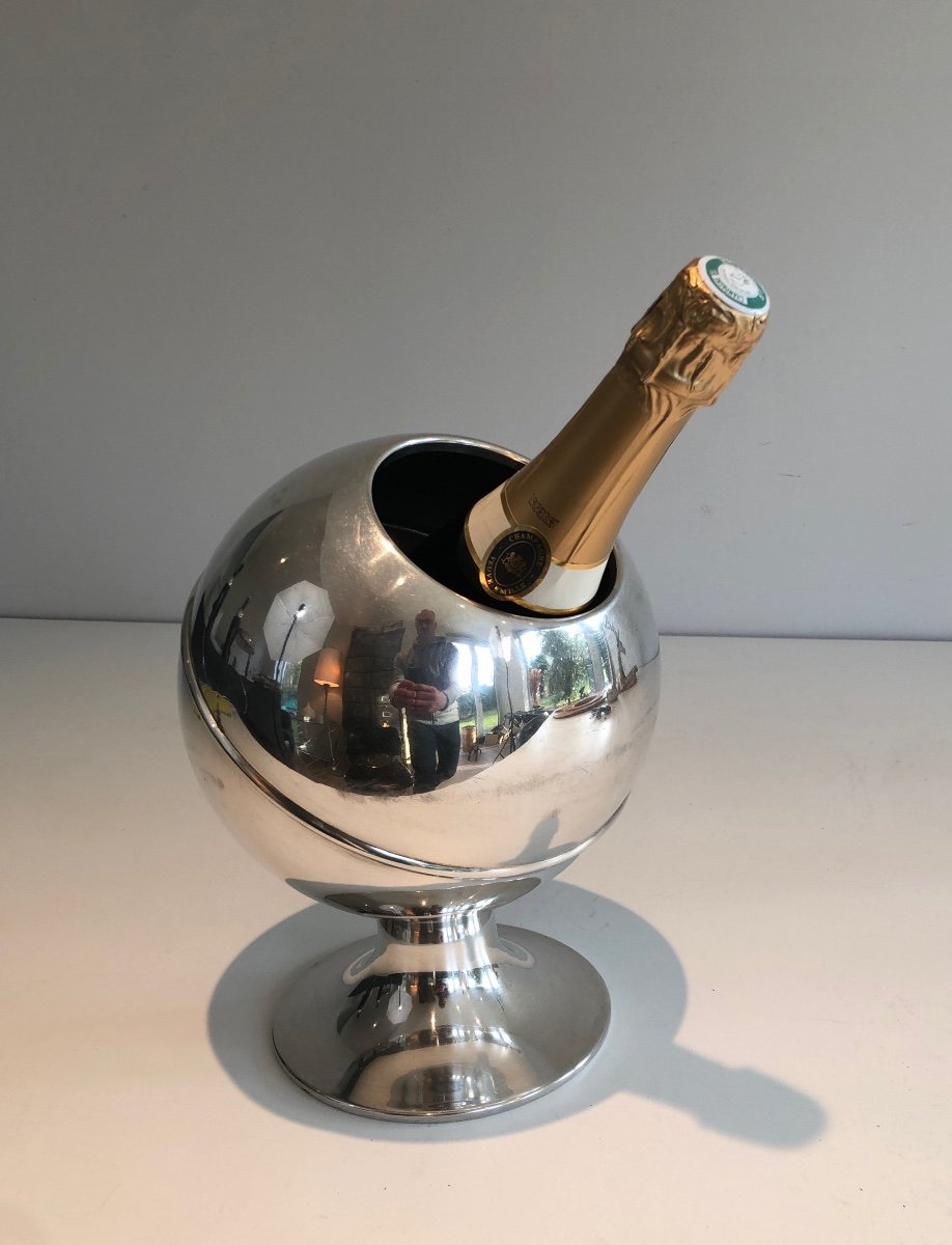 Design Chromed Champagne Bucket-photo-1