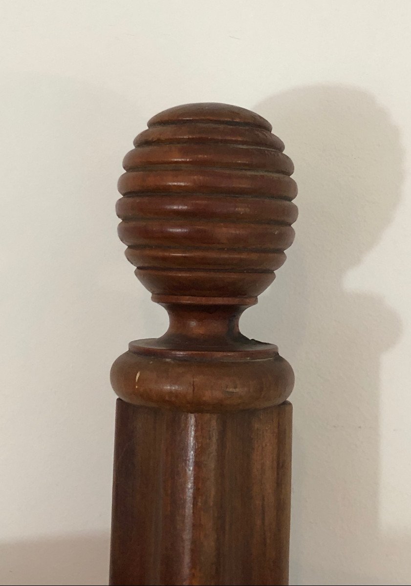 Porte-manteau Perroquet Demi-lune En Bois. Travail Français. Vers 1900-photo-1