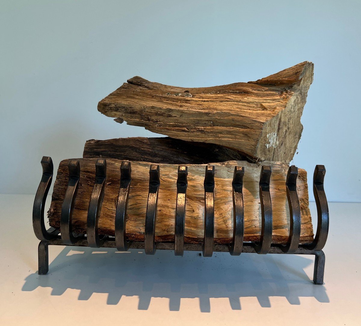 Repose-bûches FERDECO – Neuf, Fabrication Française, Noir, 48x30x11 Cm, Livraison Gratuite