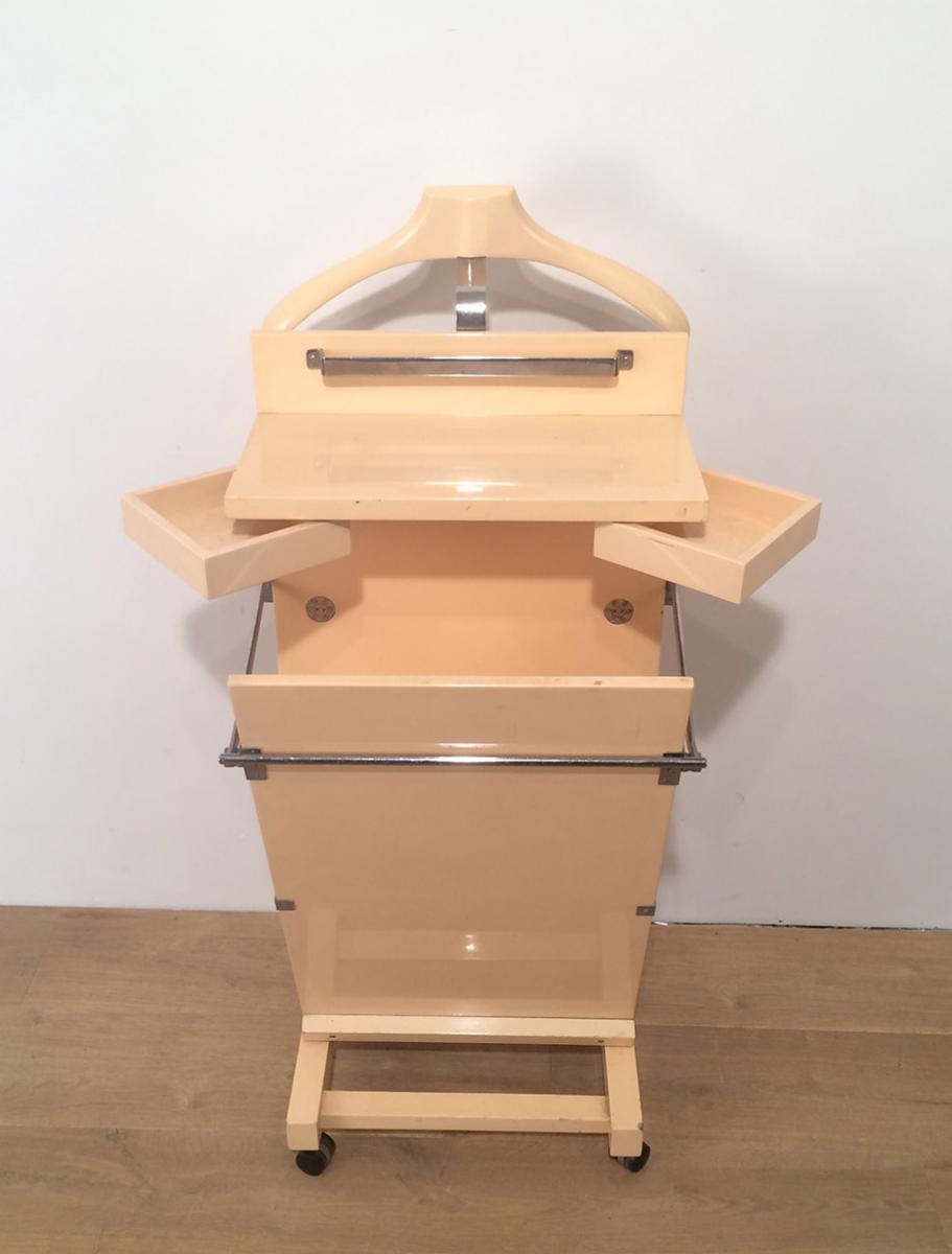 Valet Night Lacquered Wood. Around 1970
