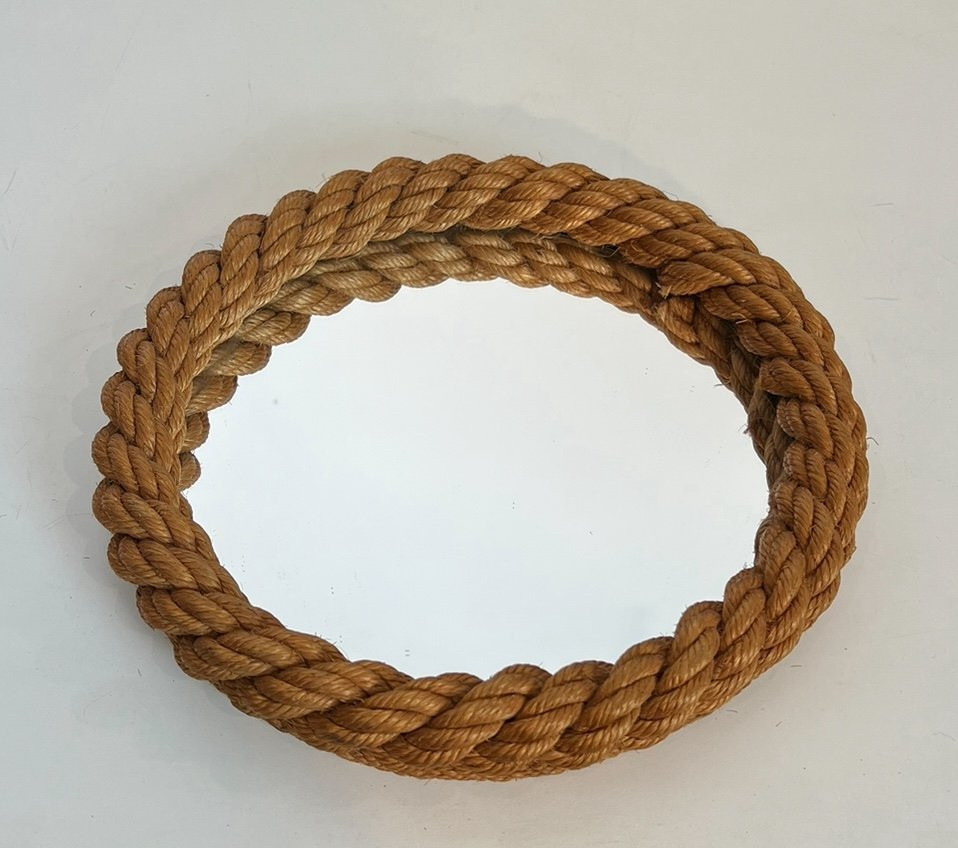 Round Rope Mirror By Adrien Audoux And Frida Minet (audoux-minet)-photo-3