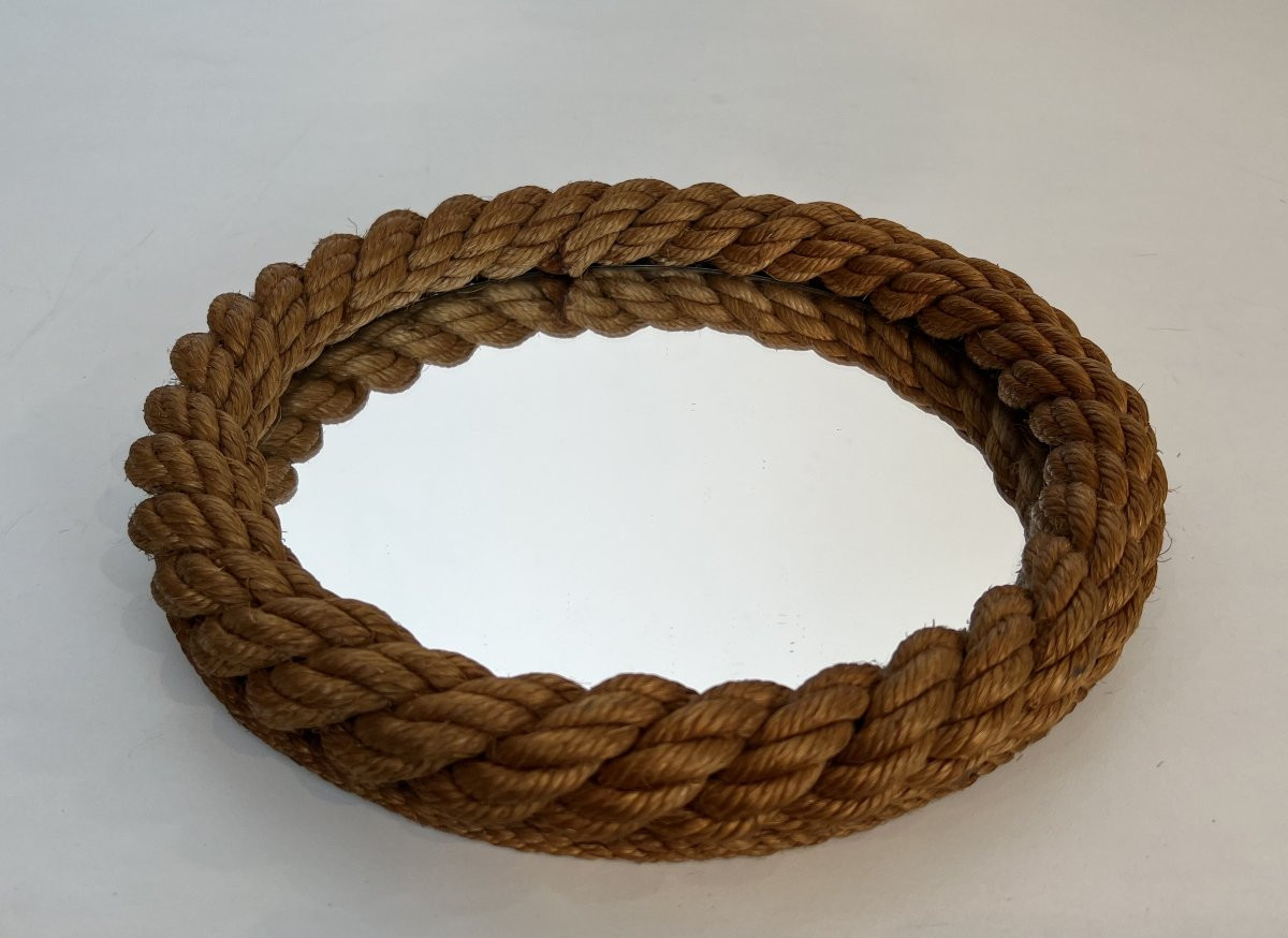 Round Rope Mirror By Adrien Audoux And Frida Minet (audoux-minet)-photo-4