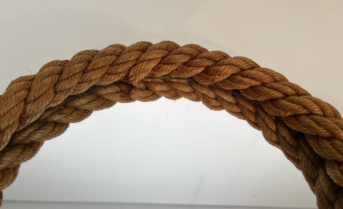Round Rope Mirror By Adrien Audoux And Frida Minet (audoux-minet)-photo-2