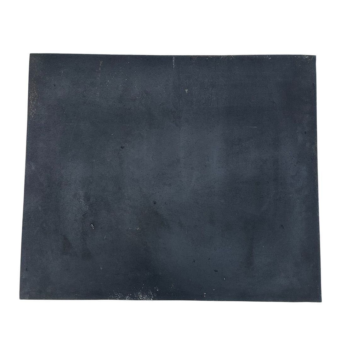 Cast Iron Fireback Showing Horses Signed Raina By Foundery Stern-photo-6