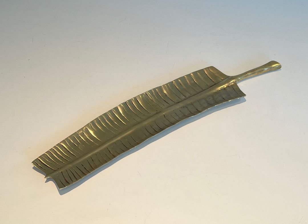 Long Brass Vide-poche In The Shape Of A Plum-photo-5