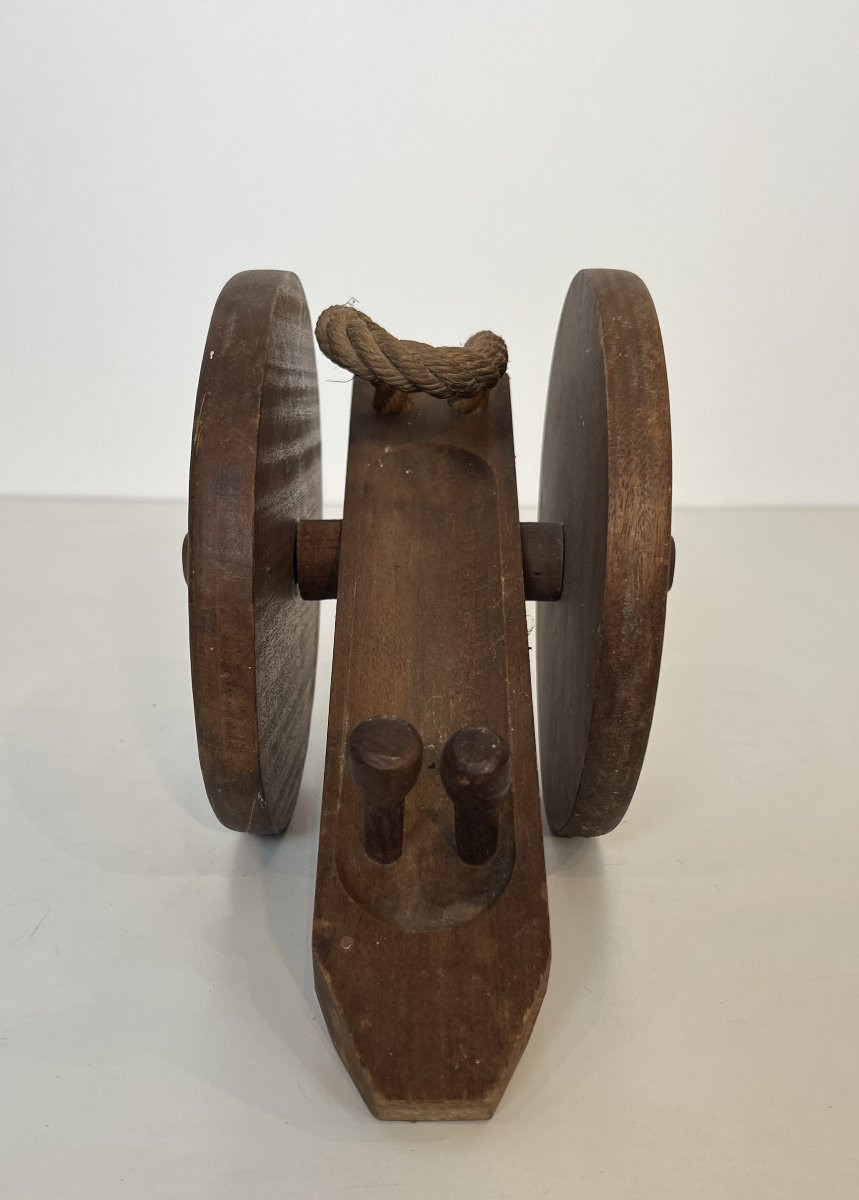 Porte-Bouteilles en Bois et Corde d'Audoux Minet-photo-1