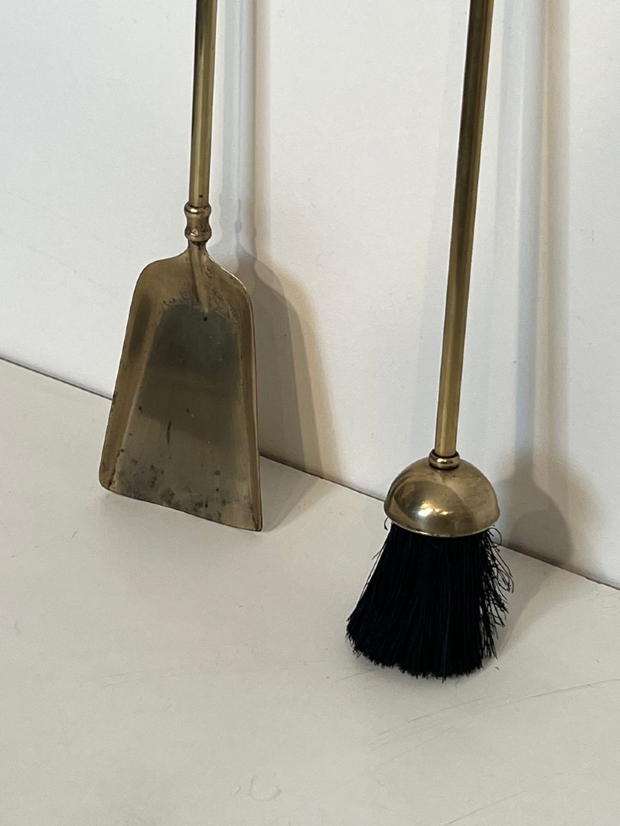 Nécessaire de Feu En Laiton aux Pommes de Pin-photo-7