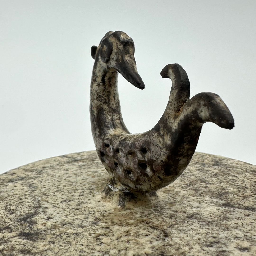 Polychrome Ceramic Covered Pot Signed Jean Derval, Circa 1970-photo-7