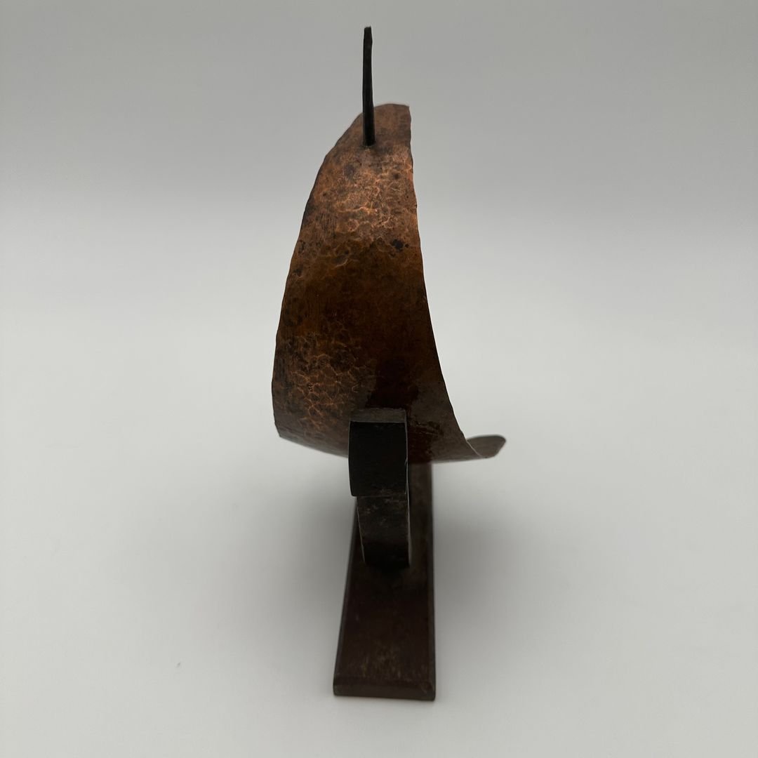 Sailboat On The Waves – Attributed To Raymond Subes, France, Circa 1925-photo-4