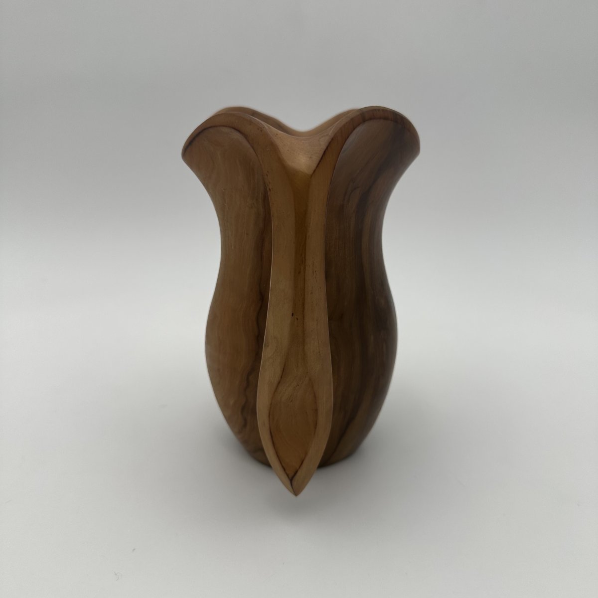 Petit Pichet Sculptural de Forme Libre en Noyer, dans le goût d'Alexandre Noll, Années 1950-photo-4