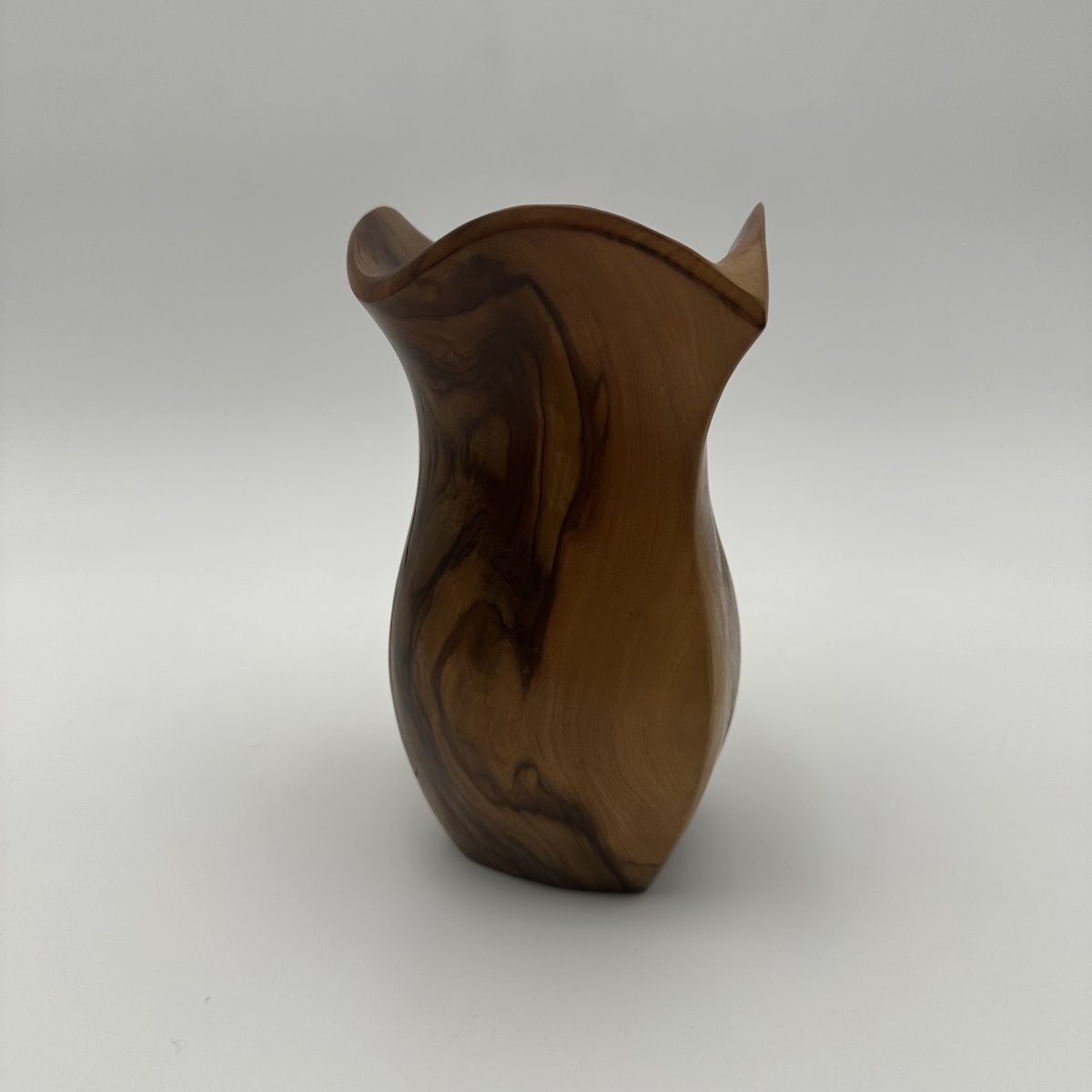 Petit Pichet Sculptural de Forme Libre en Noyer, dans le goût d'Alexandre Noll, Années 1950-photo-3