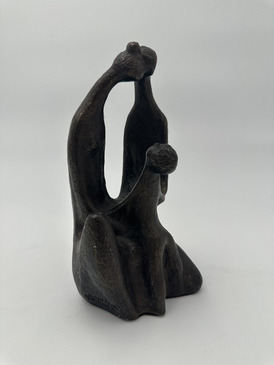 Modernist "family" Sculpture, Austin Productions Edition, 1970.-photo-2