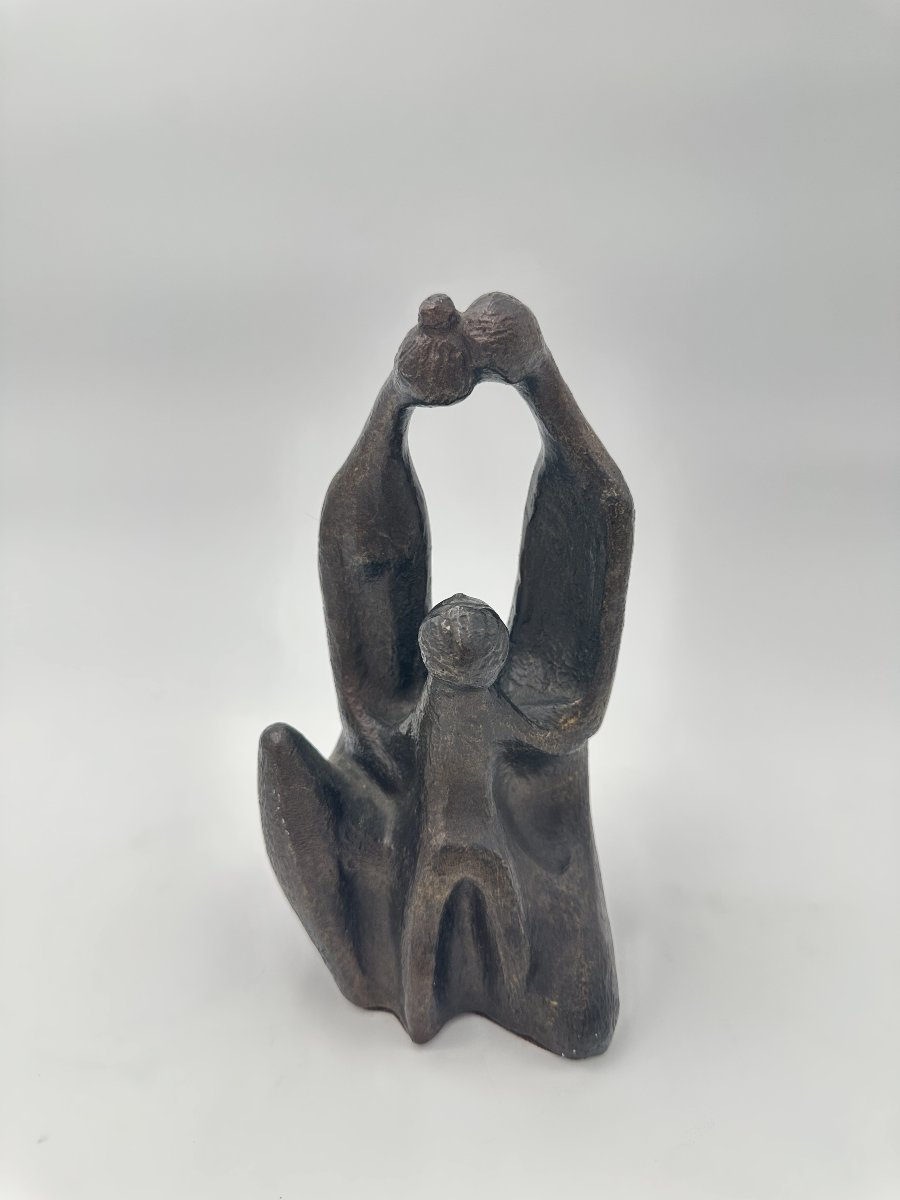Modernist "family" Sculpture, Austin Productions Edition, 1970.-photo-3