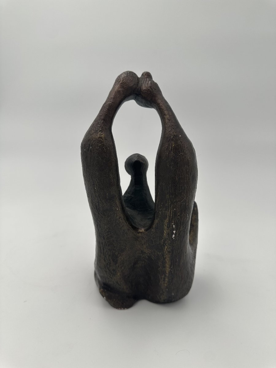 Modernist "family" Sculpture, Austin Productions Edition, 1970.-photo-1