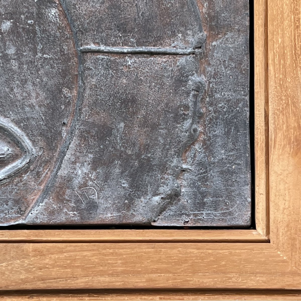 Modernist Ceramic Plaque With Cubist Decor, 1970s.-photo-5