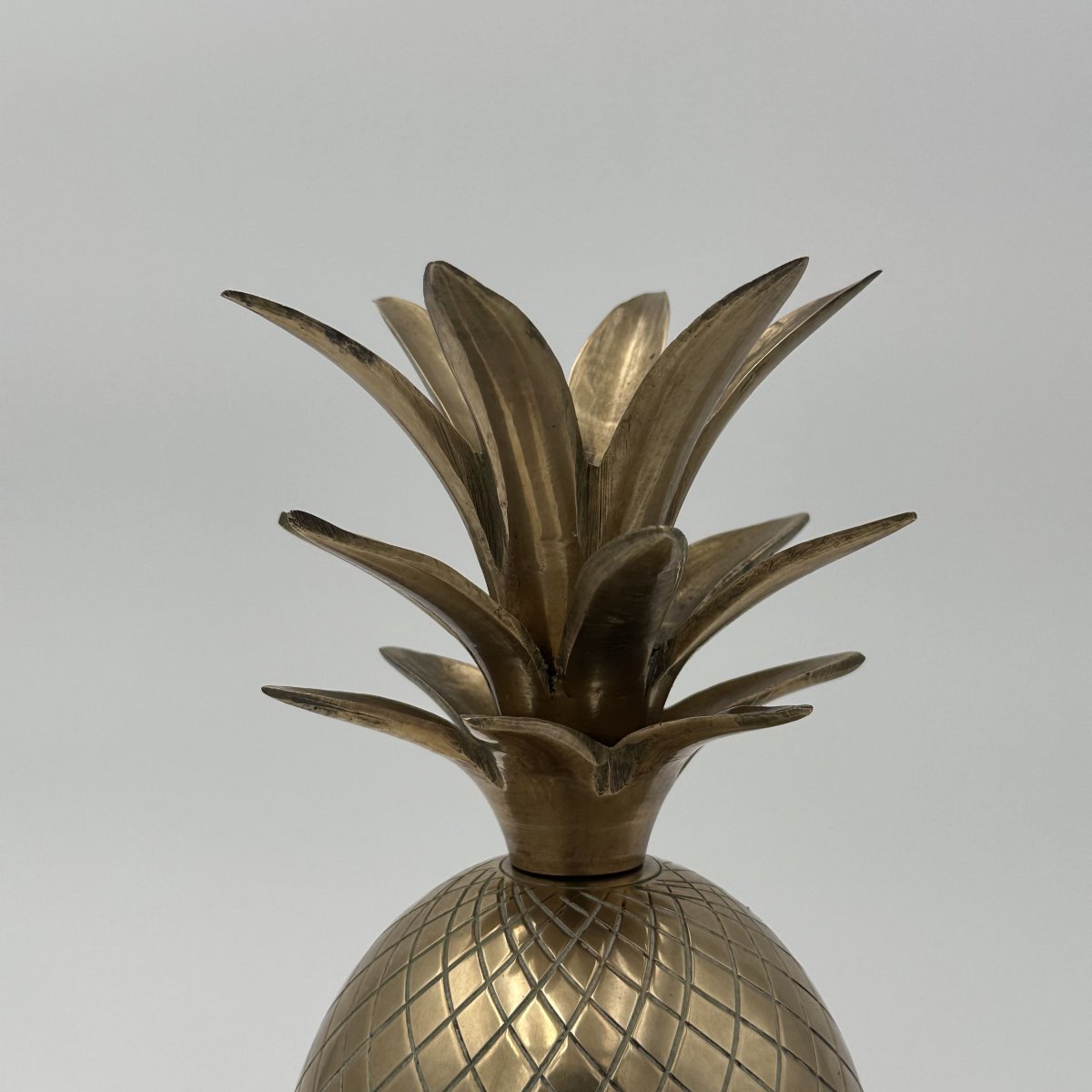 Paire de Seaux à Glace "Ananas" en Laiton, dans le Goût de Mauro Manetti, Années 1970.-photo-5
