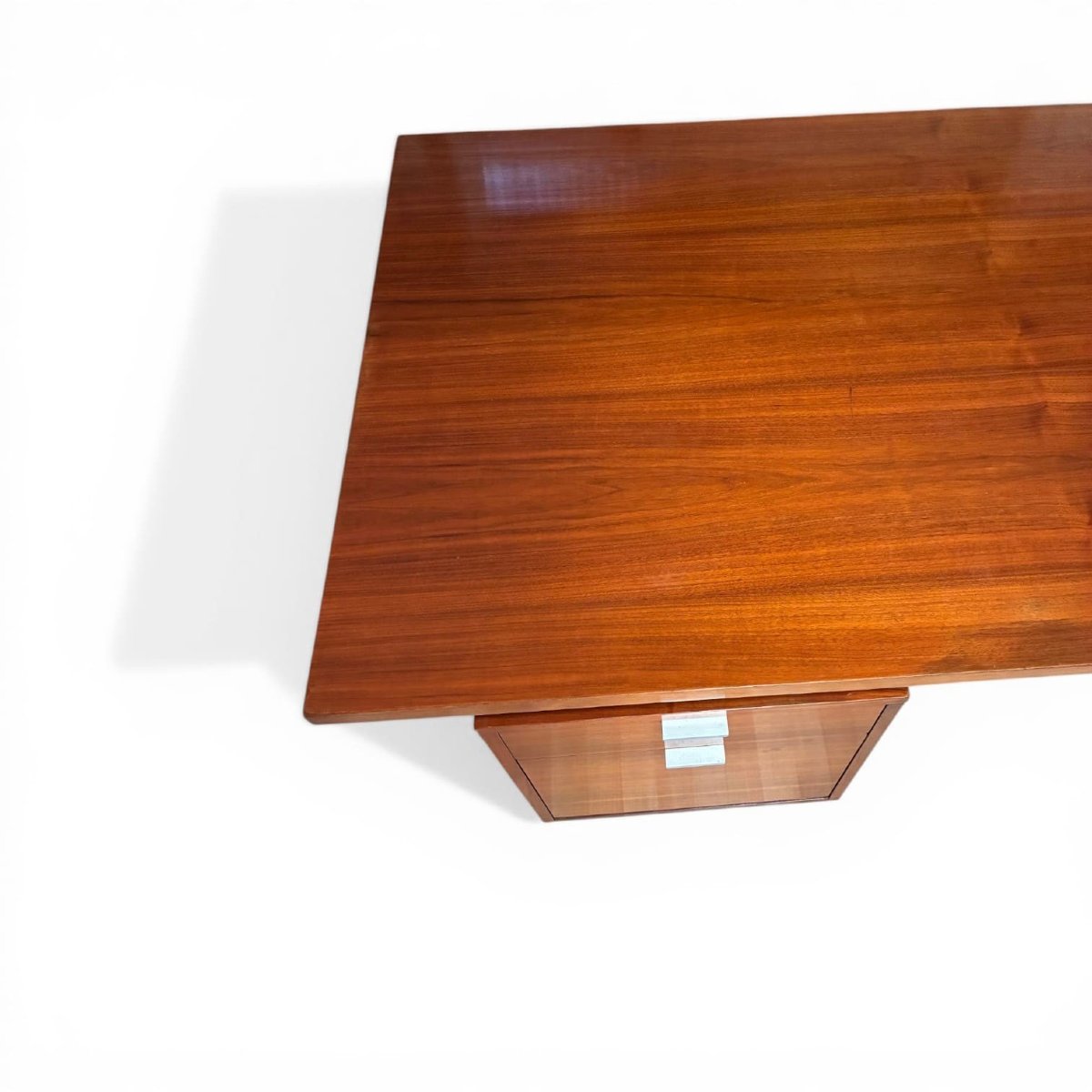 Walnut "eog" Executive Desk By George Nelson For Herman Miller, Circa 1960.-photo-3