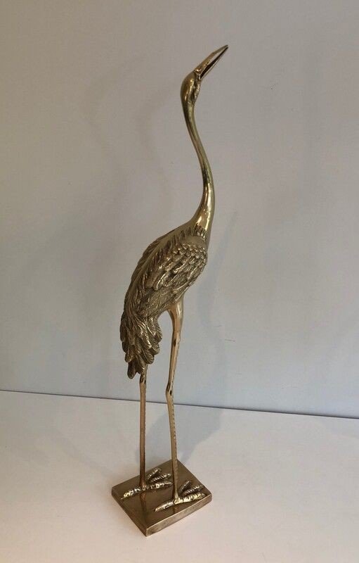 Cigogne en laiton-photo-4