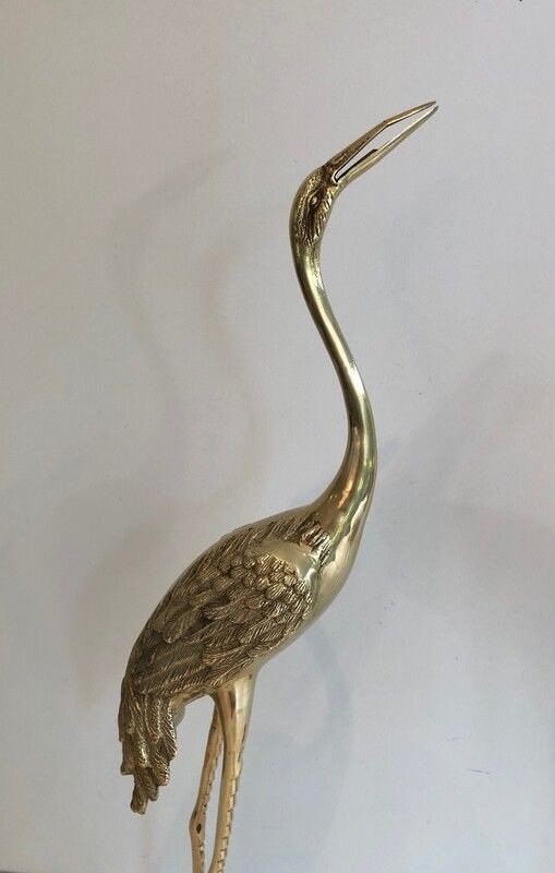 Cigogne en laiton-photo-1