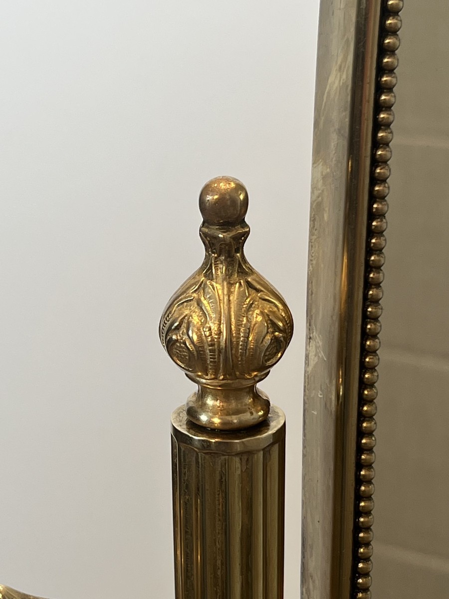 Miroir Psyché sur Pied à Encadrement Sculpté, 1970-photo-4