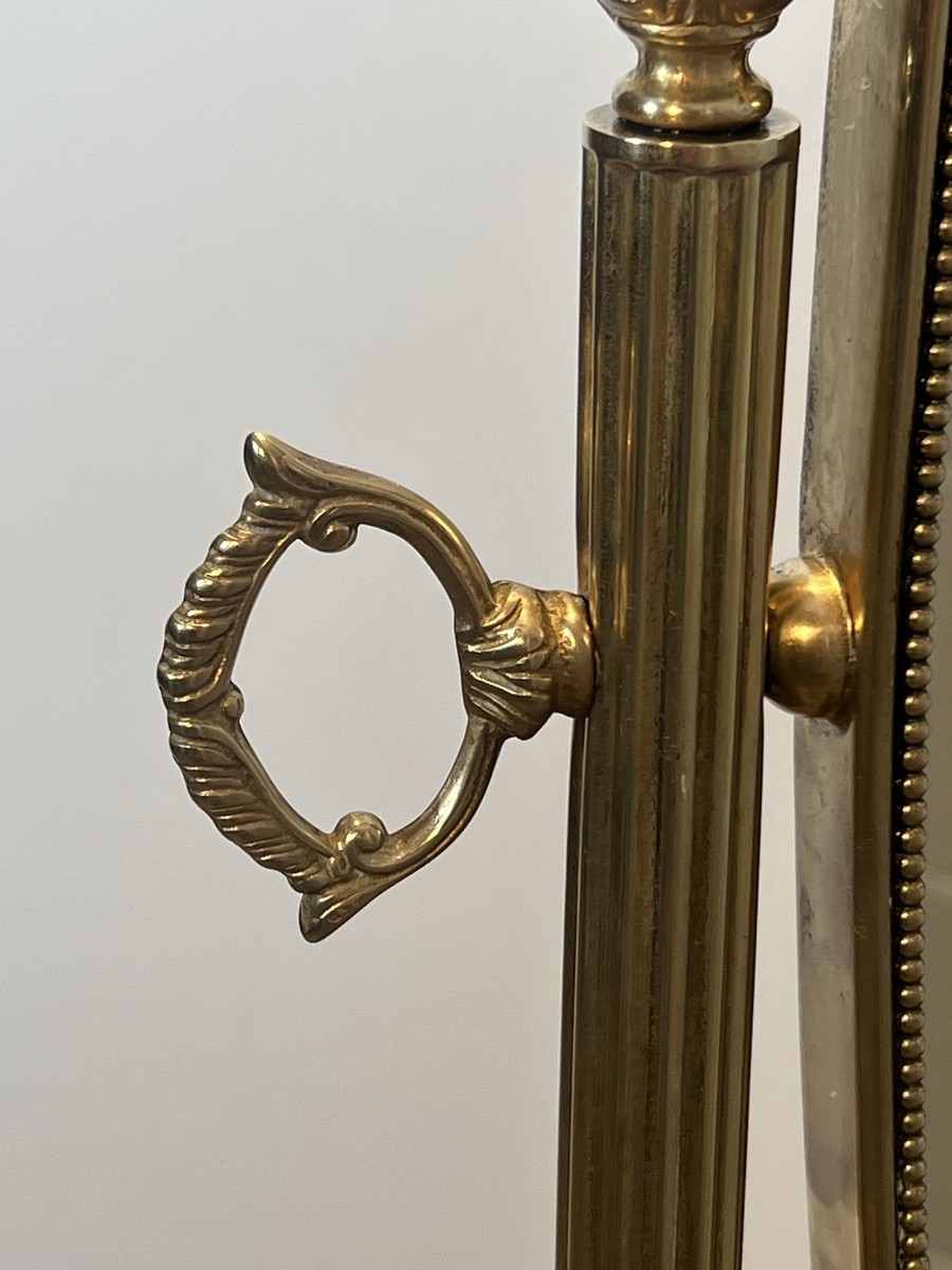 Miroir Psyché sur Pied à Encadrement Sculpté, 1970-photo-5