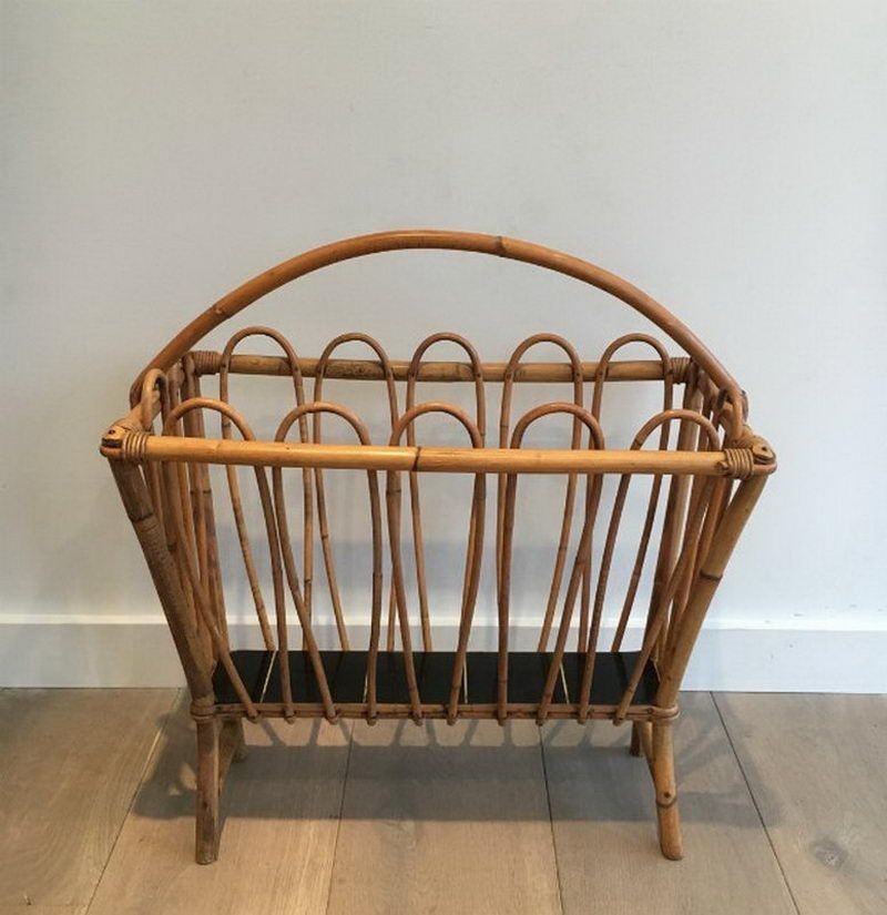 Rattan Magazine Rack-photo-2